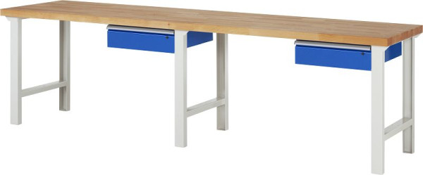 Pracovný stôl RAU séria 7000 - model 7001A1, Š3000 x H700 x V840 mm, 03-7001A1-307B4S.11