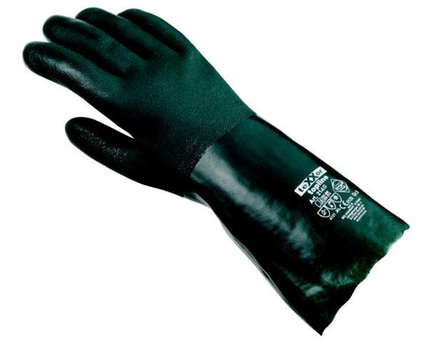 teXXor rukavice na ochranu proti chemikáliám "PVC GREEN", balenie: 120 párov, 2140