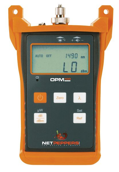 Optický merač výkonu NetPeppers pre optické merania OPM100, NP-FIBER100