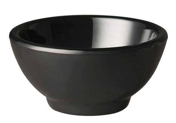 APS misa -PURE- okrúhla, Ø 5,5 cm, výška: 4 cm, melamín, čierna, 0,02 litra, 83451