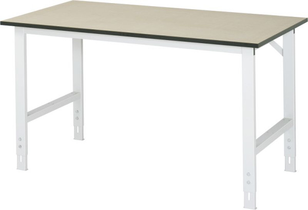 Pracovný stôl série RAU Tom (6030) - výškovo nastaviteľný, doska MDF, 1500x760-1080x800 mm, 06-625F80-15.12