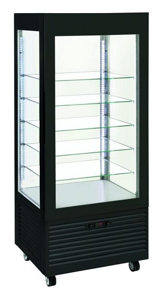 ROLLER GRILL chladiaca a mraziaca vitrína Panorama RDB 800, s 5 sklenenými policami 665x455 mm, RDB800