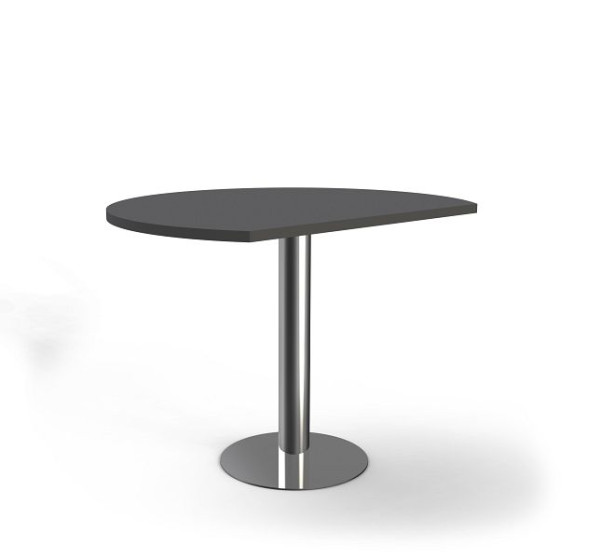Rokovací stôl Kerkmann D 1000 x V 720-820 mm, Artline, farba: antracit, 11765713