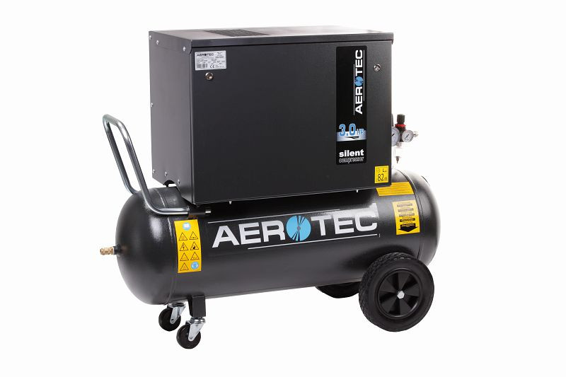 AEROTEC piestový kompresor na stlačený vzduch Super SILENT 90, klinový remeň, 2009589