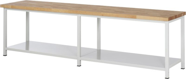 Pracovný stôl RAU séria 8000 - model 8000-6, Š3000 x H700 x V840-1040 mm, 03-8000-6-307B4H.12