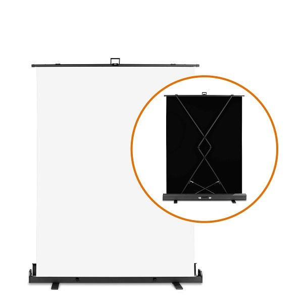 Walimex pro roll-up panel pozadia biely 155x200, 23075