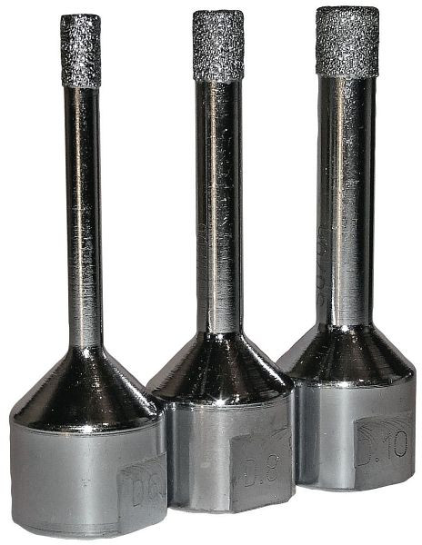 Diamantový jadrový vrták ELMAG Dia-CoreDrill, Ø 15x50 mm, M14 - 'vákuovo spájkovaný', 64006