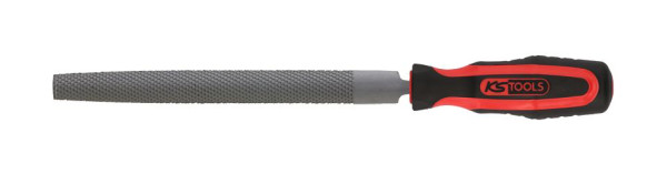 KS Tools polkruhový pilník, tvar E, 200 mm, rez1, 157.0125