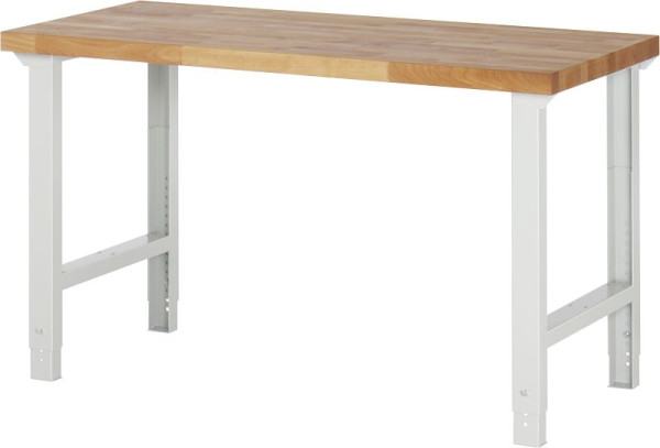 Pracovný stôl RAU séria 7000 - model 7000-1, Š1500 x H700 x V790-1140 mm, 03-7000-1-157B4H.12