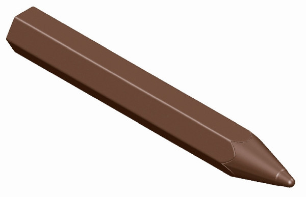 Schneider forma na čokoládu - ceruzka, 275 x 135 x 24 mm - dvojitá forma / 117 x 15 x 6,5 mm, 2 x 9,5 g, 2 x 5 kusov, 421622