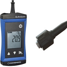 Greisinger O2 analyzátor / prístroj na meranie kyslíka G 1690-MAX-CAN, senzor v plechovke, 482955