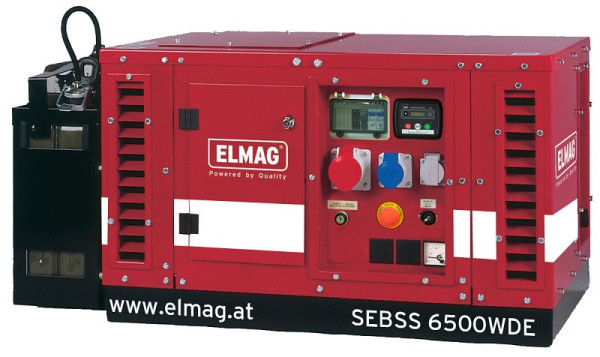 Elektrocentrála ELMAG SEBSS 12000WDE, s motorom HONDA GX630 (odhlučnená), 53147
