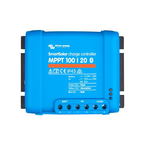 Solárny regulátor nabíjania Victron Energy MPPT SmartSolar 100/20 až 48V, 321651