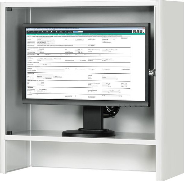 Kryt monitora RAU, Š720 x H300 x V710 mm, 07-5500,12