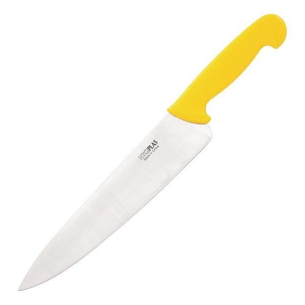 Kuchársky nôž Hygiplas 25cm žltý, C816