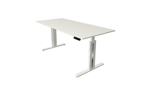 Kerkmann Move 3 fresh sed/stand table, Š 1800 x H 800 mm, elektricky výškovo nastaviteľný od 720-1200 mm, biely, 10184810