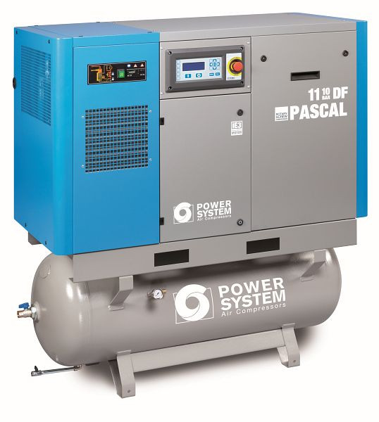 POWERSYSTEM IND priemysel skrutkových kompresorov so sušičkou, energetický systém PASCAL 2.2 - 10 bar 270 L nádrž, 20140901