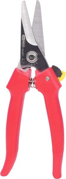 KS Tools univerzálne dielenské nožnice, 190mm, samootváracie, 118.0071