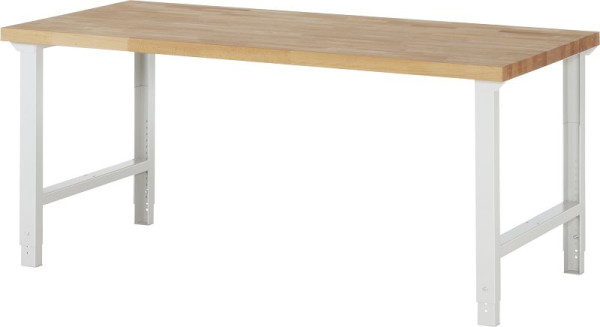 Pracovný stôl RAU séria 7000 - model 7000-1, Š2000 x H900 x V790-1140 mm, 03-7000-1-209B4H.12