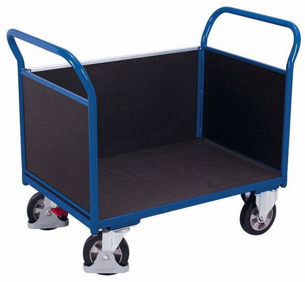 Trojstenný vozík VARIOfit so sieťotlačovou doskou, vonkajšie rozmery: 1 195 x 700 x 1 015 mm (ŠxHxV), sw-700.322