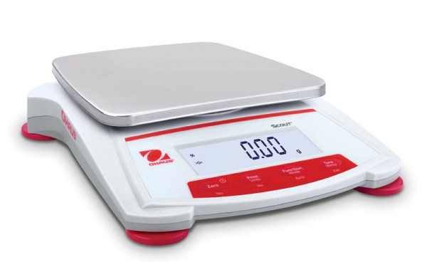 OHAUS Prenosná váha SKX2202 EU, váživosť 2200 g, čitateľnosť pri vážení 0,01 g, 30253075