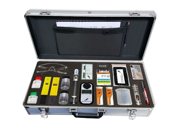 Testovací kufrík Hamma na testovanie chladiaceho maziva Premium, 2201003