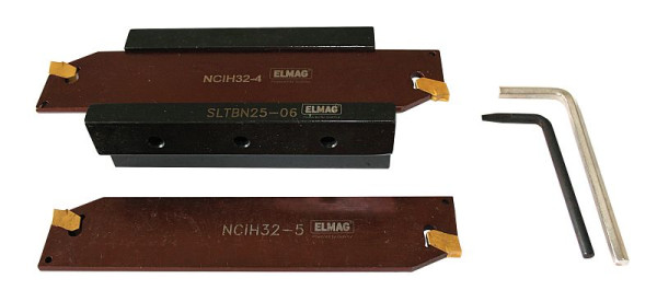 Sortiment prepichovacích nástrojov ELMAG 25mm, 21 kusov - s prepichovacími pásikmi NCIH32 2x3mm, 2x4mm, 2x5mm, 89350