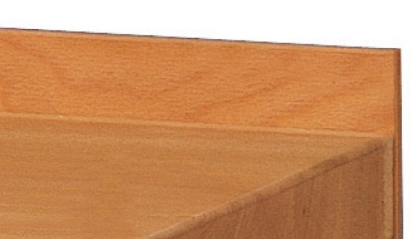 Pracovné stoly ANKE rolovacia tyč; 2000 x 90 x 14 mm; vyrobené z bukového multiplexu; pre dosku pracovného stola 2000 mm, 901.822