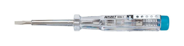 Tester napätia Hazet, profil drážky, 0,5 x 2,8 mm, 839-1