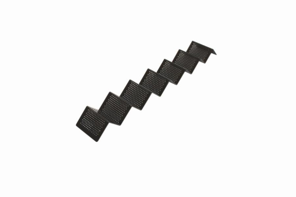 Stojan na občerstvenie Schneider, tvar vlny, materiál: hliník, čierna polomatná, 580 x 85 mm, 154090