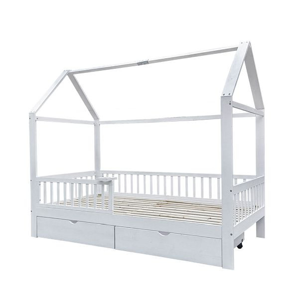HOME DELUXE STAR LAND detská posteľ so zásuvkami - 90 x 200 cm biela, 20779