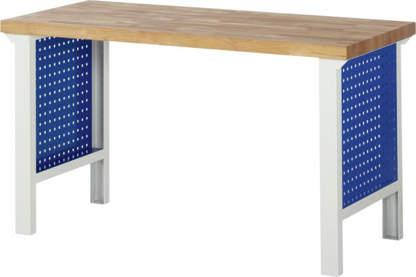 RAU bočná dierovaná stena pre podstavec pracovného stola 7000, hĺbka pracovného stola 700 mm, 550x620x2 mm, 09-LW-S7-650.10