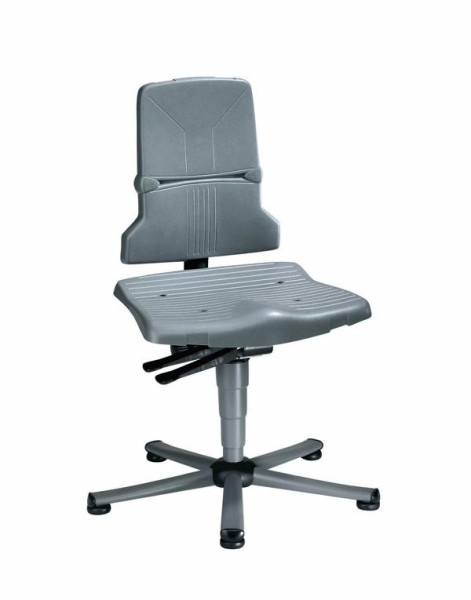 bimos Sintec otočná pracovná stolička Plastové sedadlo a operadlo, s klzákom, 9820-1000