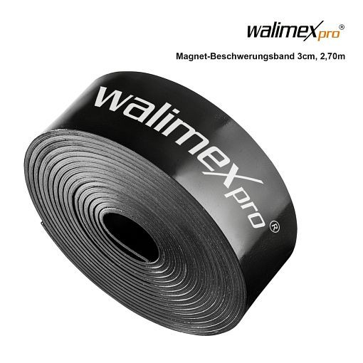 Walimex pro magnetická záťažová páska 3cm, 2,7m, 22480