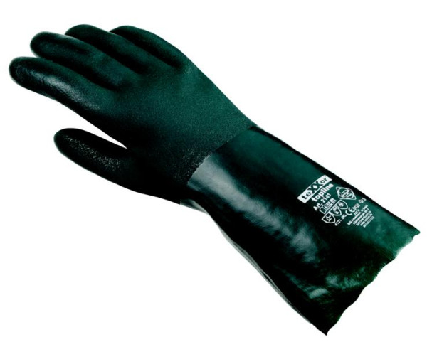 teXXor protichemické rukavice "PVC GREEN", veľkosť: 10, balenie: 60 párov, 2141