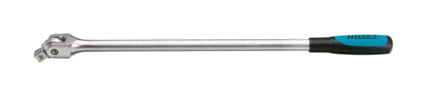 Kĺbová rukoväť Hazet, pevná štvorcová 12,5 mm (1/2 palca), s kĺbom - na použitie na ťažko dostupných miestach a na zabránenie vyčnievajúcim okrajom, 914-18