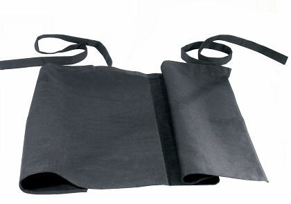 Contacto bistro zástera/predná kravata 80 x 90 cm, čierna, 6551/081