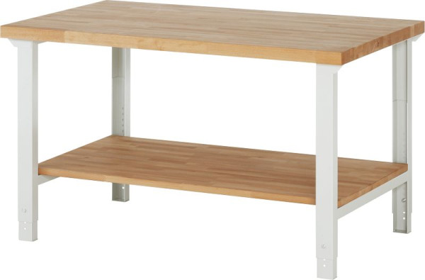 Pracovný stôl RAU séria 7000 - model 7000-7, Š1500 x H900 x V790-1140 mm, 03-7000-7-159B4H.12