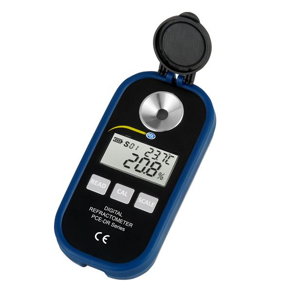 Digitálny refraktometer PCE Instruments na víno, Brix, Oechsle, KMW alebo obsah alkoholu, PCE-DRW 2