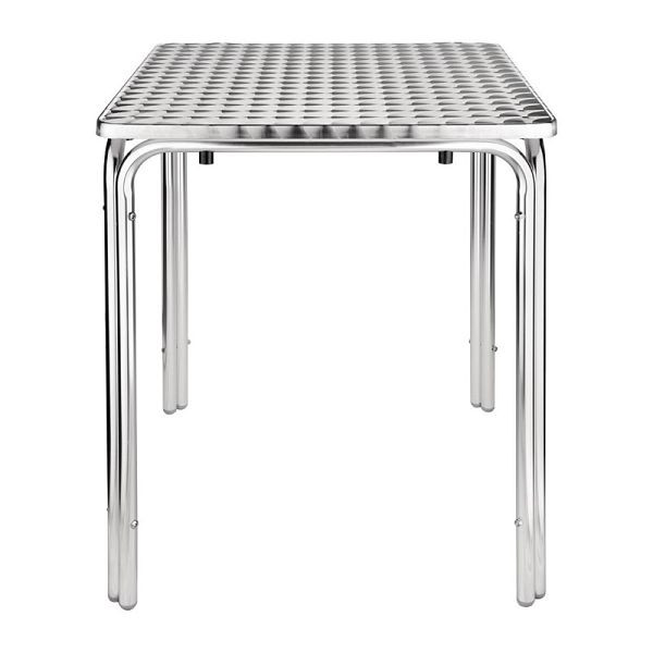 Bolero štvorcový bistro stôl nerez 4 nohy 60cm, CG837