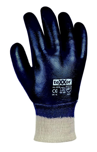 teXXor nitrilové rukavice "STRICKBUND", veľkosť: 10, balenie: 144 párov, 2319-10