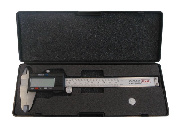 ELMAG presné digitálne posuvné meradlo 150 mm, štandardné, 88720