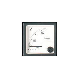 ELMAG prístroj na meranie napätia 1x230 alebo 400 voltov, voltmeter (V) pre elektrocentrály (namontovaný), 53332
