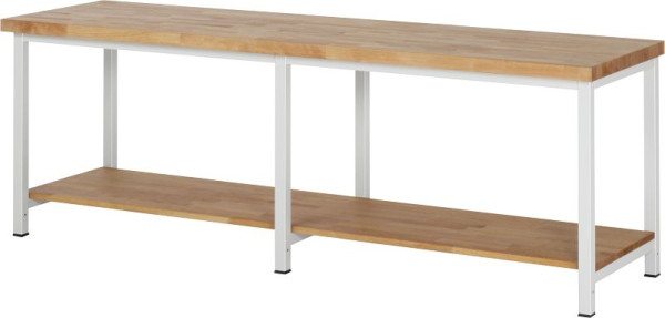Pracovný stôl RAU séria 8000 - model 8000-7, Š2500 x H700 x V840-1040 mm, 03-8000-7-257B4H.12