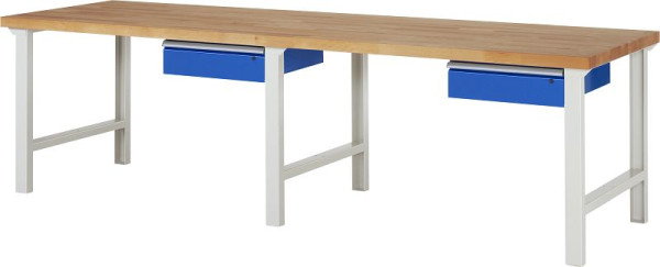Pracovný stôl RAU séria 7000 - model 7001A1, Š3000 x H900 x V840 mm, 03-7001A1-309B4S.11