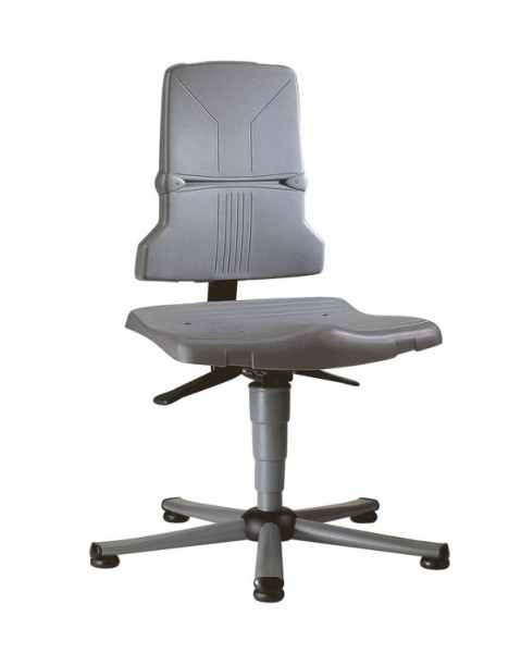 bimos Sintec otočná pracovná stolička Plastové sedadlo a operadlo, s klzákom, 9800-1000