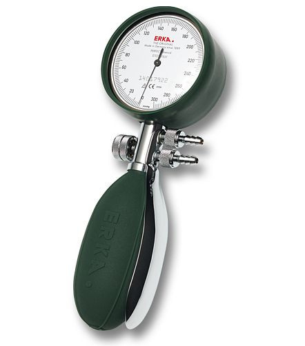 ERKA tlakomer Ø56mm Klinik (s ochranným uzáverom) s manžetou Perfect Aneroid Klinik 56, veľkosť: 10-15cm, 214.28482
