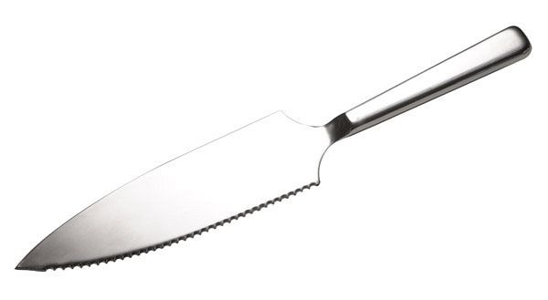 APS nôž na tortu, dĺžka: 28 cm, nehrdzavejúca oceľ, vysoko leštená, jedna hrana vrúbkovaná 15,5 cm, -CLASSIC-, 75912