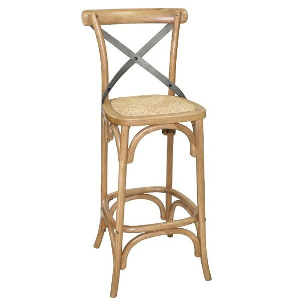 Barová stolička Bolero s dubovým operadlom, GG657