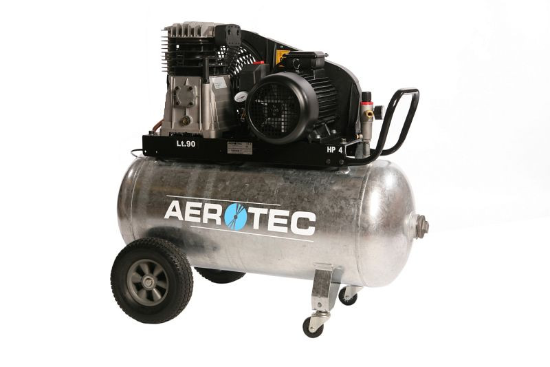 AEROTEC olejom mazaný kompresor 600-90, pozinkovaný, 400 V, 2005270Z